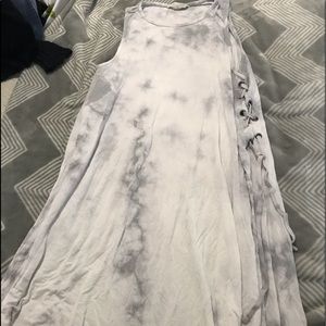 American Eagle Marble Lace Up Side Dress